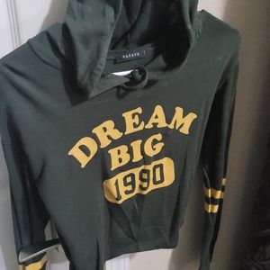 Papaya Hoodie top size M